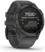 Garmin Fenix 6, Premium Multisport GPS Smartwatch, Silver With Black Band AU ™ - Image 3