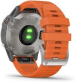 Garmin Fenix 6, Premium Multisport GPS Smartwatch, Silver With Black Band AU ™ - Image 47