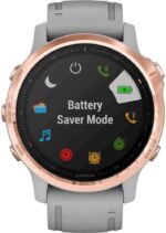 Garmin Fenix 6, Premium Multisport GPS Smartwatch, Silver With Black Band AU ™ - Image 39