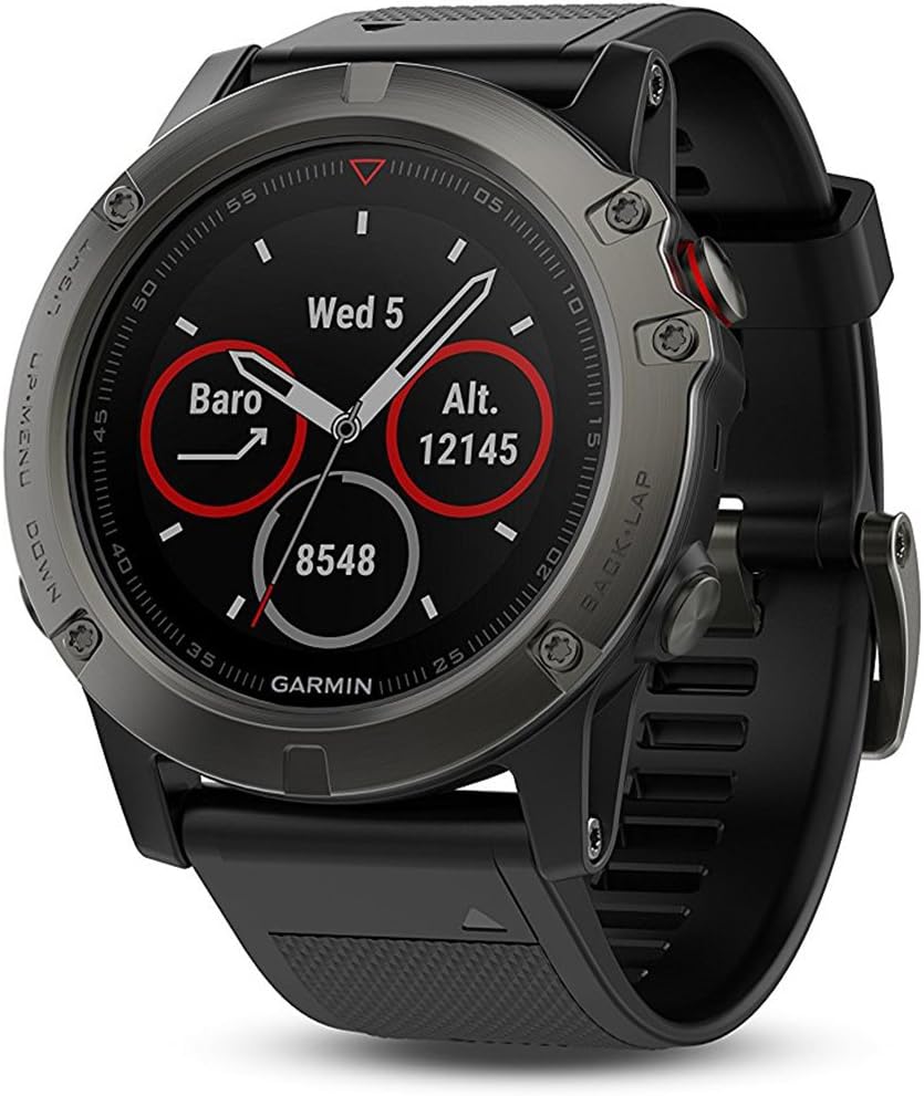 613up7mJRZL._AC_SL1000.jpg Garmin Fenix 5, Premium GPS Smartwatch, Slate Gray AU ™ - Image 1