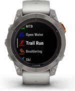 Garmin fēnix 7X Pro Solar, Multisport GPS Smartwatch, Built-in Flashlight, Solar Charging Capability, Black AU ™ - Image 40