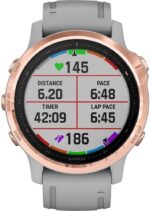 Garmin Fenix 6, Premium Multisport GPS Smartwatch, Silver With Black Band AU ™ - Image 38