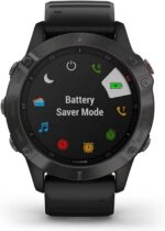 Garmin Fenix 6 Pro Solar, Premium Multisport GPS Smartwatch, Mineral Blue With Whitestone Band AU ™ - Image 37