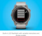 Garmin Fenix 7 Pro Solar, Glass, Slate Gray Stainless Steel with Black Silicone Band AU ™ - Image 44