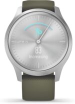 Garmin Vivomove Style, Hybrid Fitness Smartwatch, Graphite Aluminum Case with Black Pepper Woven Nylon Band Gunmetal/dark Gray 010-02240-03 AU ™ - Image 44