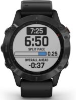 Garmin Fenix 6, Premium Multisport GPS Smartwatch, Silver With Black Band AU ™