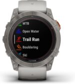 Garmin Fenix 7 Pro Solar, Glass, Slate Gray Stainless Steel with Black Silicone Band AU ™ - Image 41