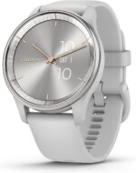 Garmin vívomove Trend, Stylish Hybrid Smartwatch, Long-Lasting Battery Life, Dynamic Watch Hands and Touchscreen Display, French Gray AU ™