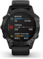 Garmin Fenix 6X Pro, Premium Multisport GPS Watch, Features Mapping, Music, Grade-Adjusted Pace Monitoring and Pulse Ox Sensors, Black with Black Band AU ™ - Image 31