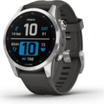 Garmin Fenix 7S, Silver with Graphite Band, Multisport GPS Watch AU ™