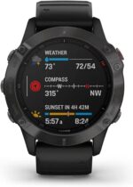 Garmin Fenix 6 Pro Solar, Premium Multisport GPS Smartwatch, Mineral Blue With Whitestone Band AU ™ - Image 36