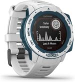 Garmin Instinct Solar, Solar-Powered Rugged Outdoor Smartwatch, Built-in Sports Apps and Health Monitoring, Flame Red AU ™