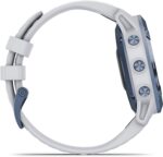 Garmin Fenix 6 Pro Solar, Premium Multisport GPS Smartwatch, Mineral Blue With Whitestone Band AU ™ - Image 6