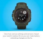 Garmin Instinct Solar, Rugged Outdoor GPS Watch, Tidal Blue AU ™ - Image 36