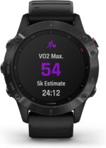 Garmin Fenix 6X Pro, Premium Multisport GPS Watch, Features Mapping, Music, Grade-Adjusted Pace Monitoring and Pulse Ox Sensors, Black with Black Band AU ™ - Image 24