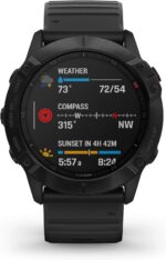 Garmin Fenix 6X Pro, Premium Multisport GPS Watch, Features Mapping, Music, Grade-Adjusted Pace Monitoring and Pulse Ox Sensors, Black with Black Band AU ™ - Image 21