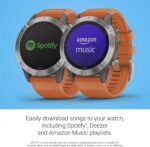 Garmin Fenix 6, Premium Multisport GPS Smartwatch, Silver With Black Band AU ™ - Image 46