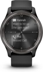 Garmin vívomove Trend, Stylish Hybrid Smartwatch, Long-Lasting Battery Life, Dynamic Watch Hands and Touchscreen Display, French Gray AU ™ - Image 18