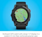 Garmin fēnix 7X Pro Solar, Multisport GPS Smartwatch, Built-in Flashlight, Solar Charging Capability, Black AU ™ - Image 4