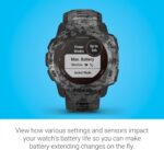 Garmin Instinct Solar, Rugged Outdoor GPS Watch, Tidal Blue AU ™ - Image 5