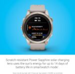 Garmin Fenix 7 Pro Solar, Glass, Slate Gray Stainless Steel with Black Silicone Band AU ™ - Image 15