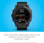 Garmin fēnix 7X Pro Solar, Multisport GPS Smartwatch, Built-in Flashlight, Solar Charging Capability, Black AU ™ - Image 3