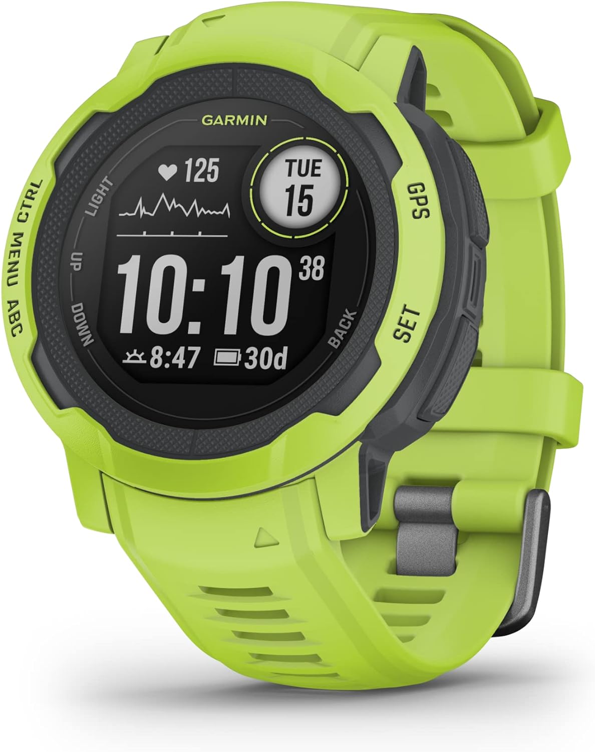 71eHxQYzSyL._AC_SL1500.jpg Garmin Instinct 2, Graphite, Rugged GPS Smartwatch AU ™ - Image 1