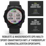 Garmin Fenix 6X Pro, Premium Multisport GPS Watch, Features Mapping, Music, Grade-Adjusted Pace Monitoring and Pulse Ox Sensors, Black with Black Band AU ™ - Image 13