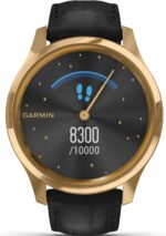 Garmin Vivomove Style, Hybrid Fitness Smartwatch, Graphite Aluminum Case with Black Pepper Woven Nylon Band Gunmetal/dark Gray 010-02240-03 AU ™ - Image 2