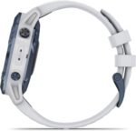 Garmin Fenix 6 Pro Solar, Premium Multisport GPS Smartwatch, Mineral Blue With Whitestone Band AU ™ - Image 7