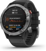 Garmin Fenix 6X Pro, Premium Multisport GPS Watch, Features Mapping, Music, Grade-Adjusted Pace Monitoring and Pulse Ox Sensors, Black with Black Band AU ™ - Image 3